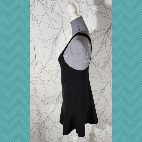 Wilfred Black Racerback Peplum Quatrain Dress - Picture 3 of 5